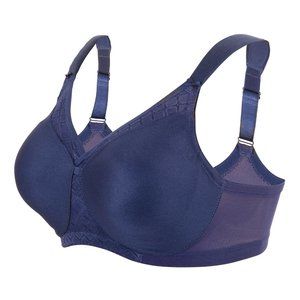 GLAMORISE 36D T-Shirt Bra with ALL YOU NEED! Seamless-Smooth-XWide-Straps~ NEW